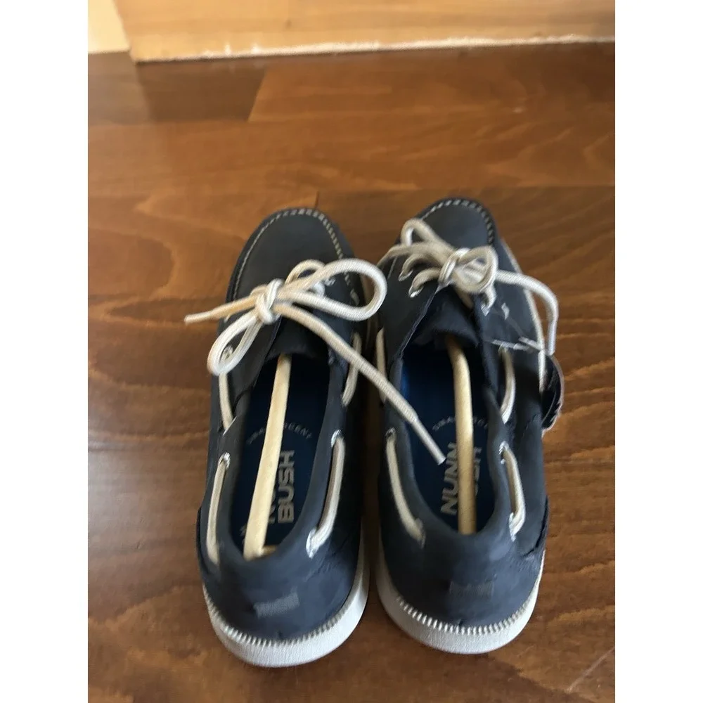 Nunn Bush mens Leather Two Eye Oxford‎ Lace Up Boat Shoes NEW Size 7